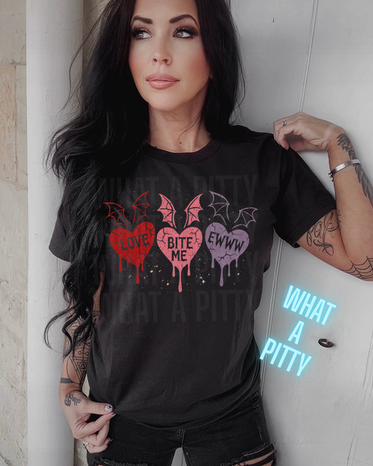 Batty Valentine Hearts