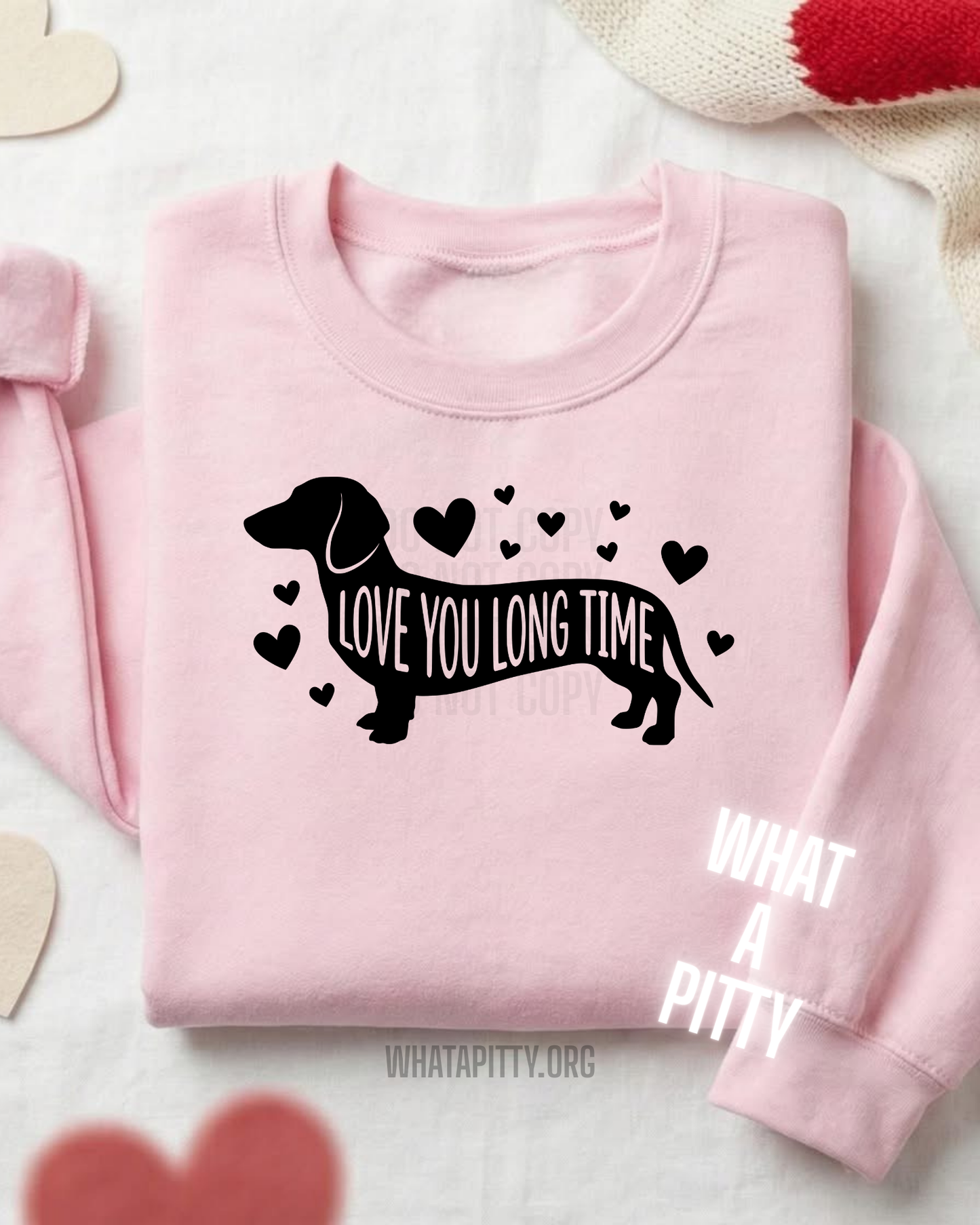 Love you long time tee (Black Ink)