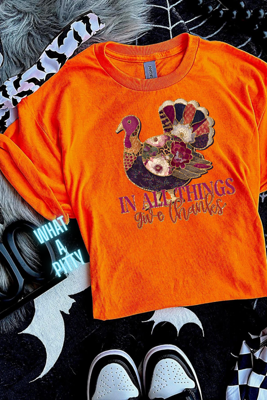 Give Thanks Turkey tee