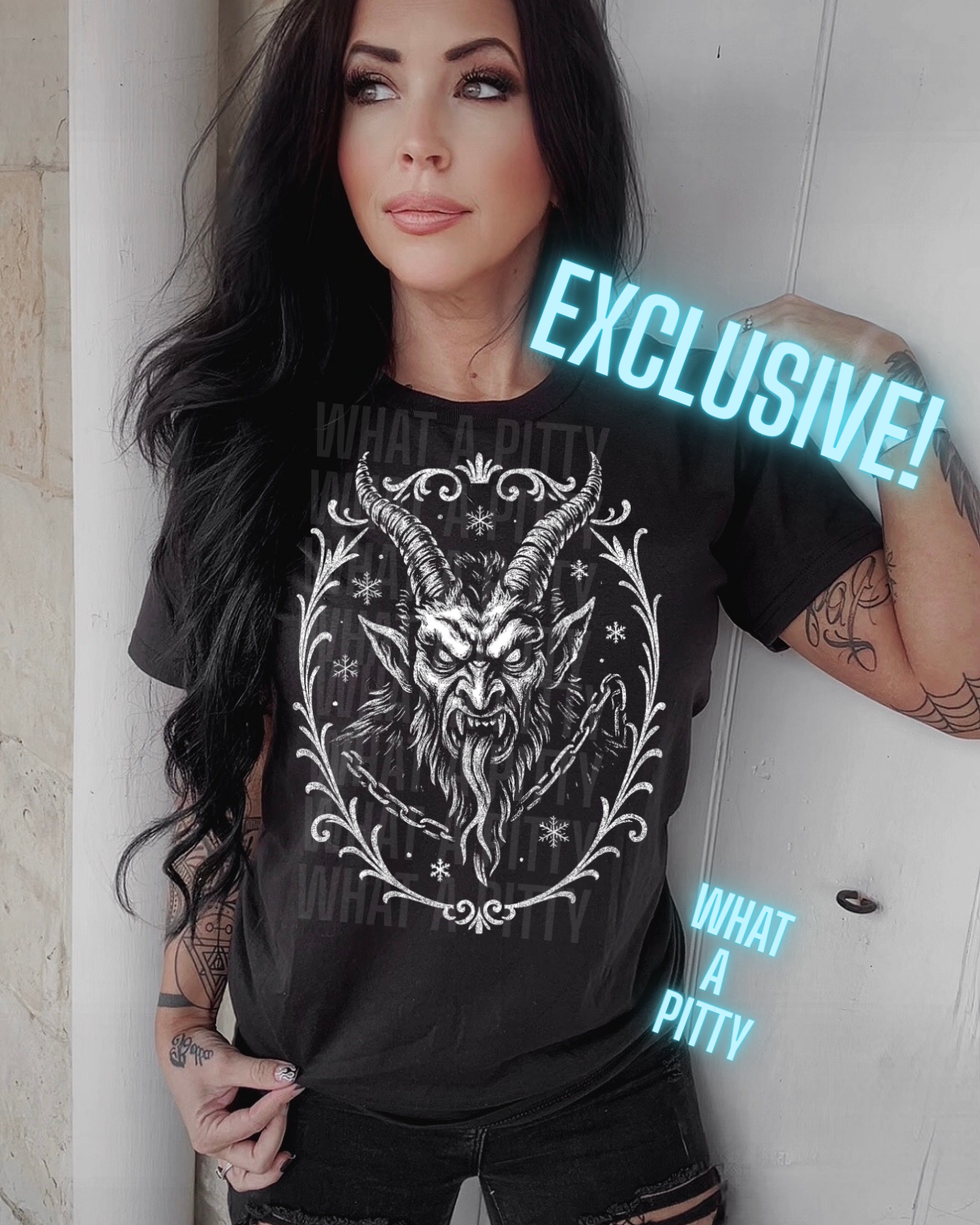 Christmas Demon EXCLUSIVE! (white ink)