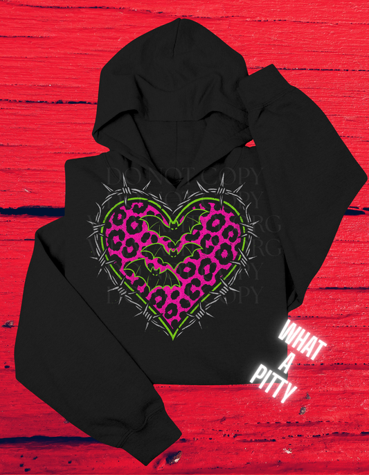 Pink Leopard Heart