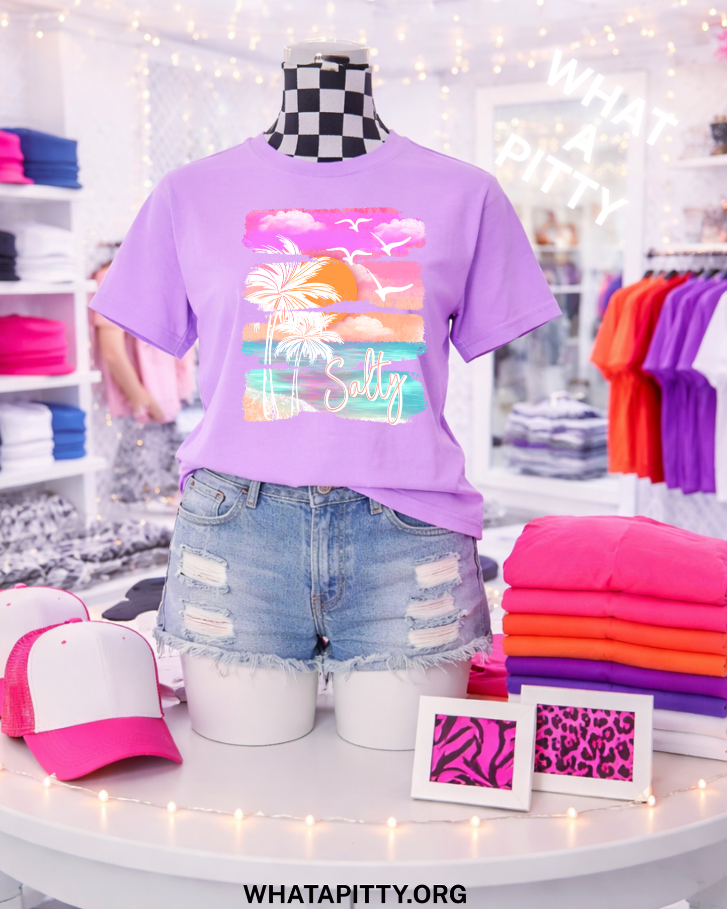 Salty Sunset tee