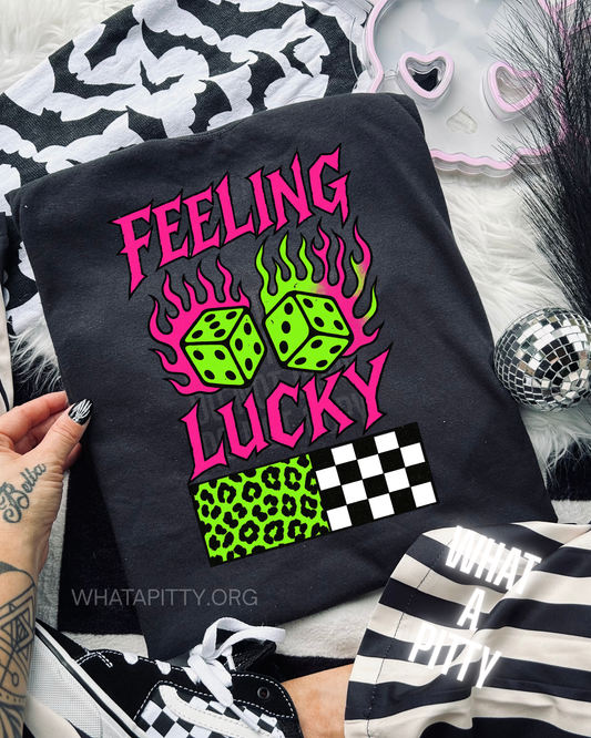 Feeling Lucky Neon Dice
