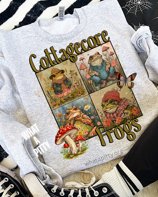 Cottage Core Frogs tee