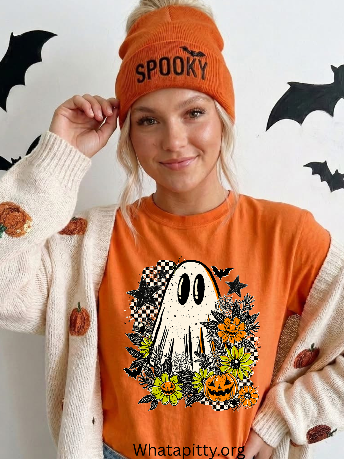Floral Ghostie tee