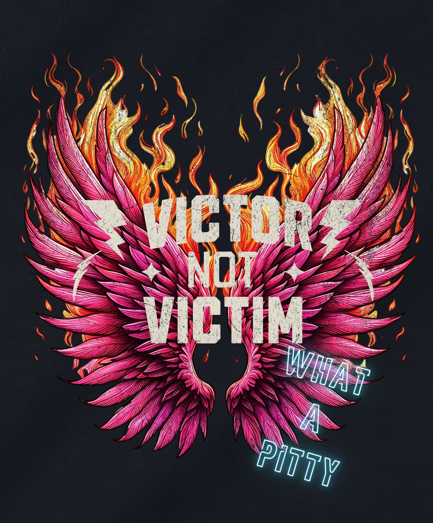 Victor not victim tee