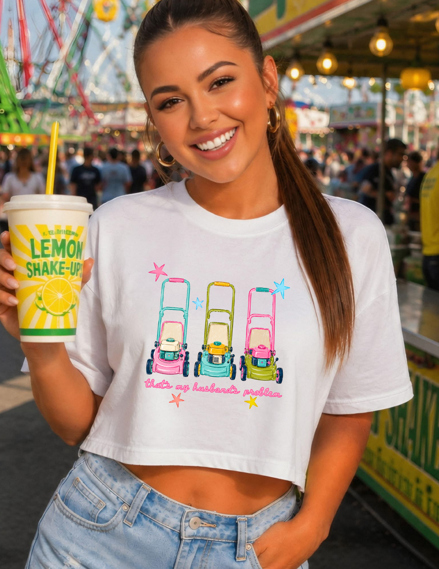 That Sounds Like My Husbands Problem Lawnmower tee
