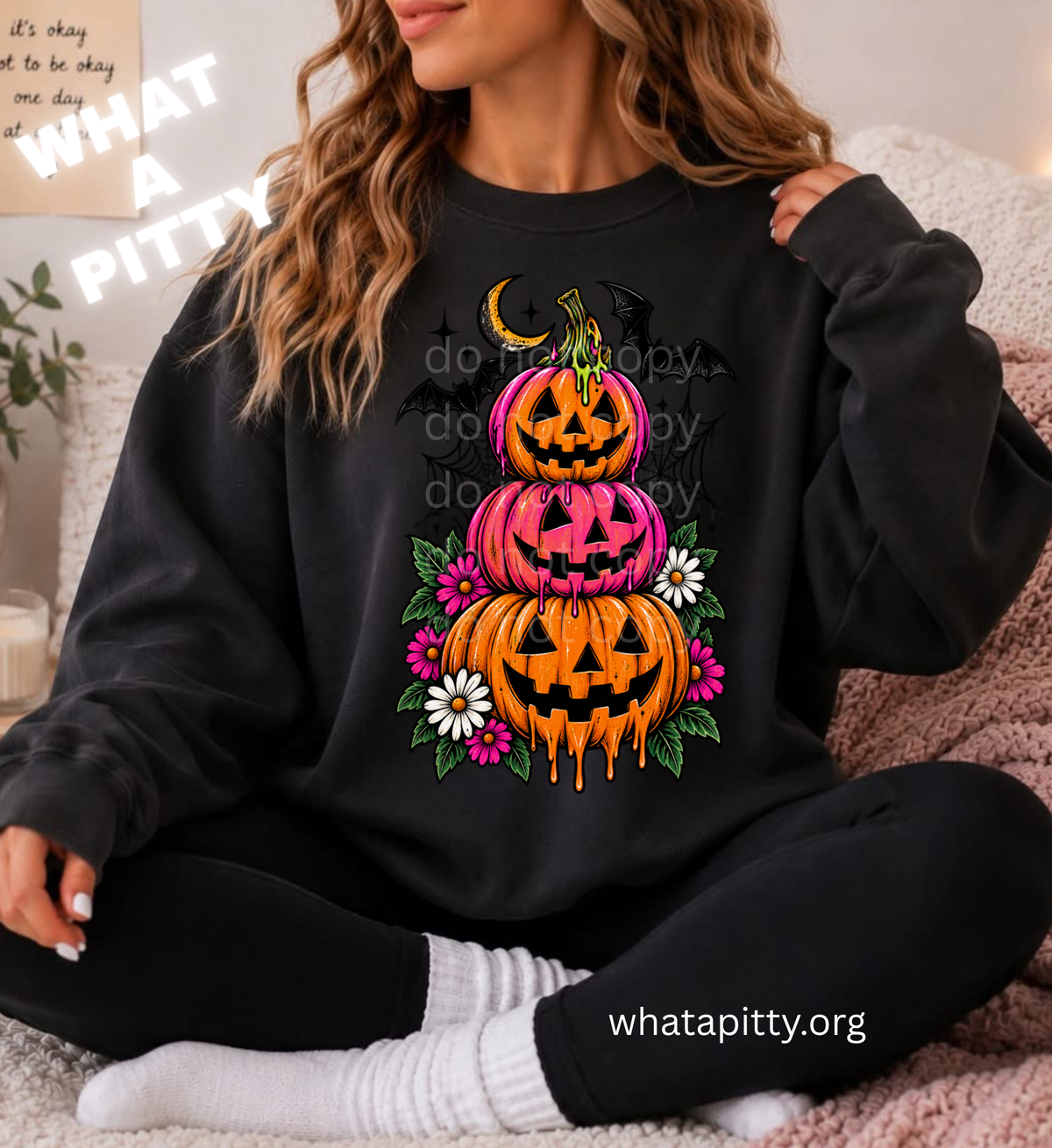 Neon Drippy Pumpkins