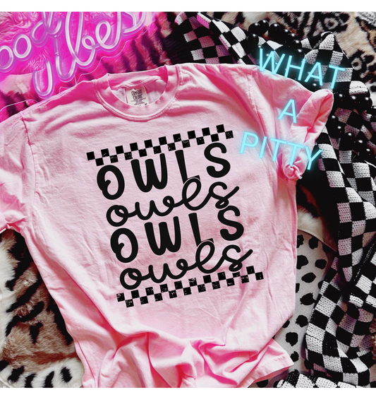Owls Owls Owls tee