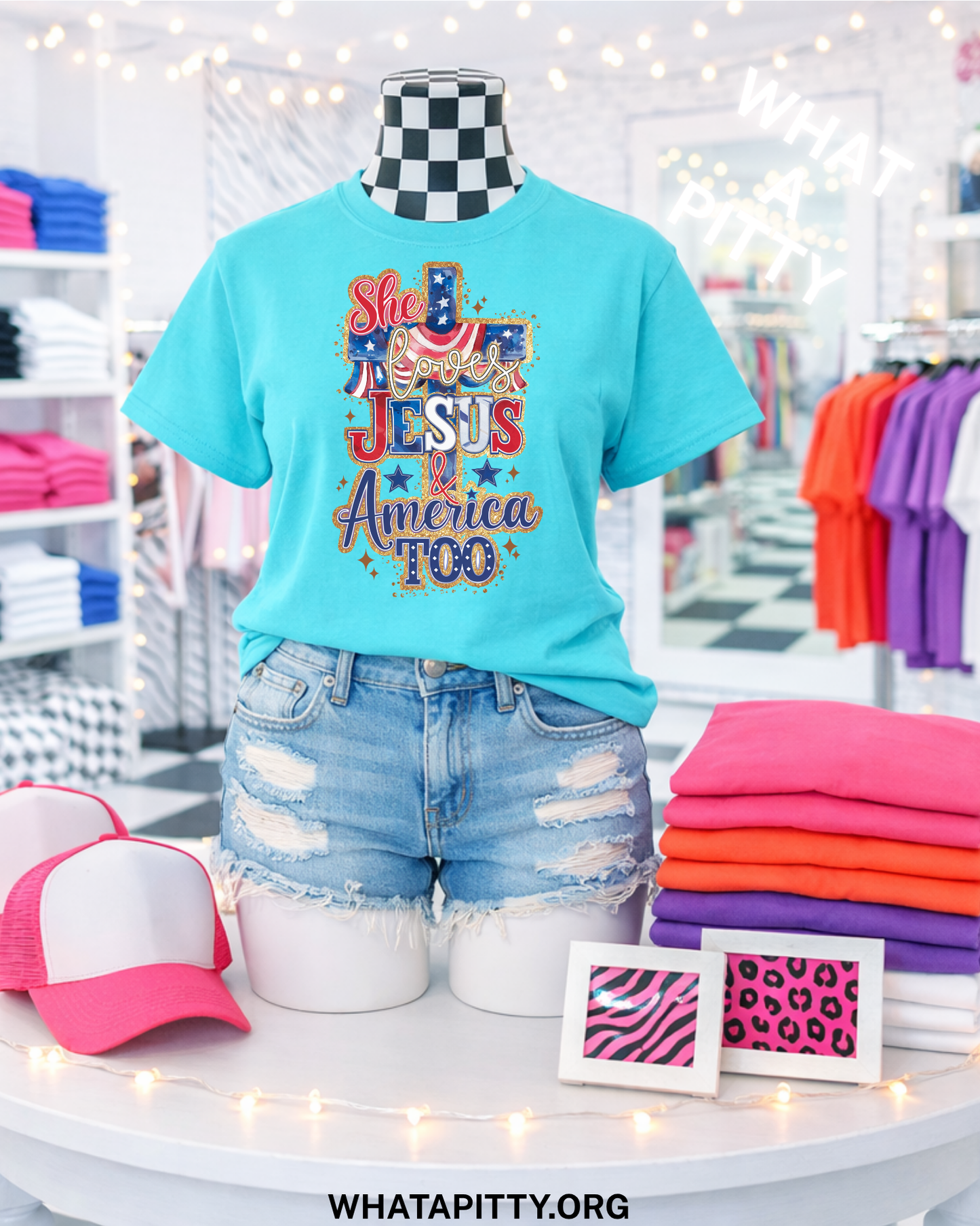 She loves Jesus & America too tee