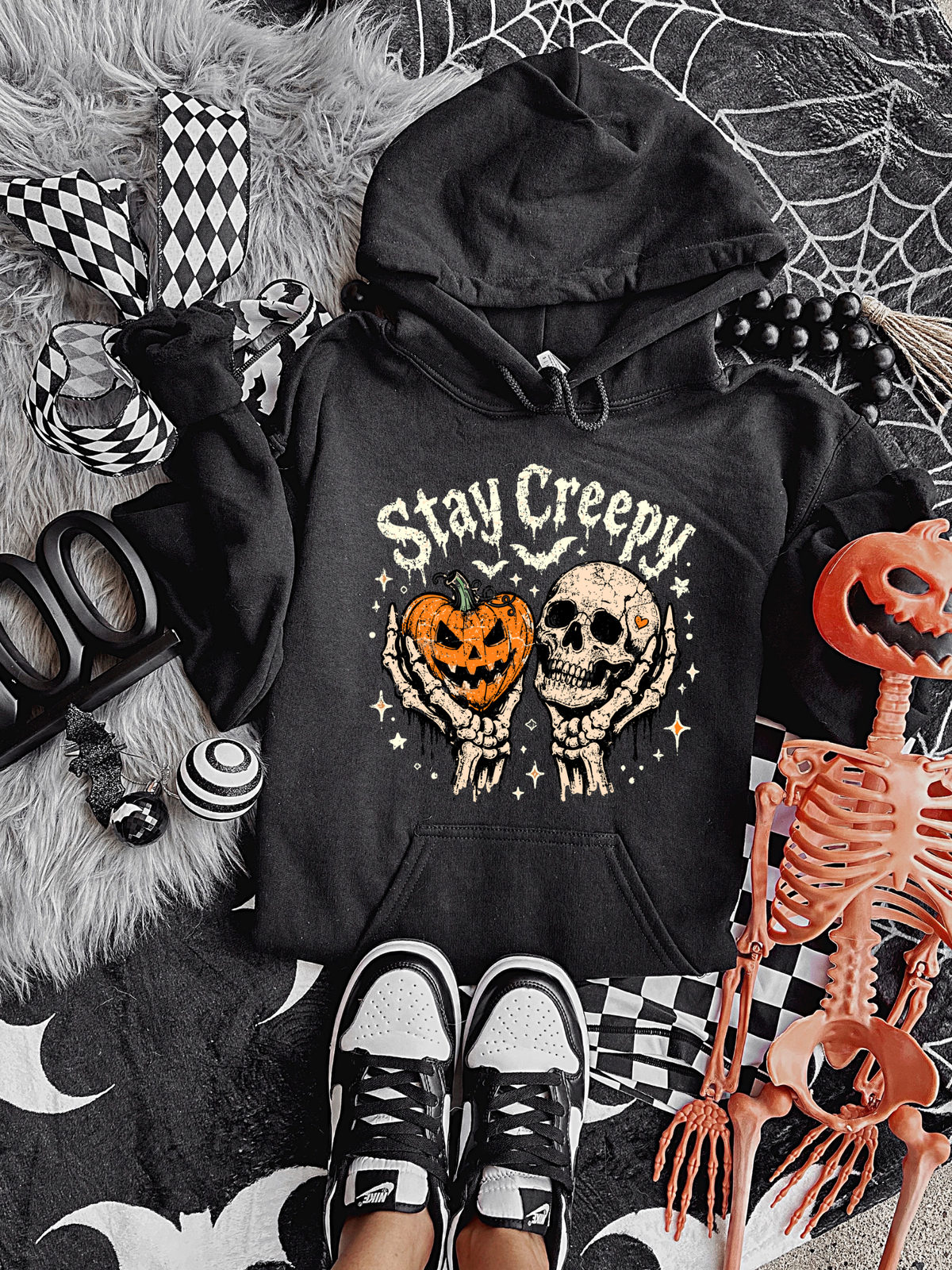 Stay Creepy tee (White Ink)