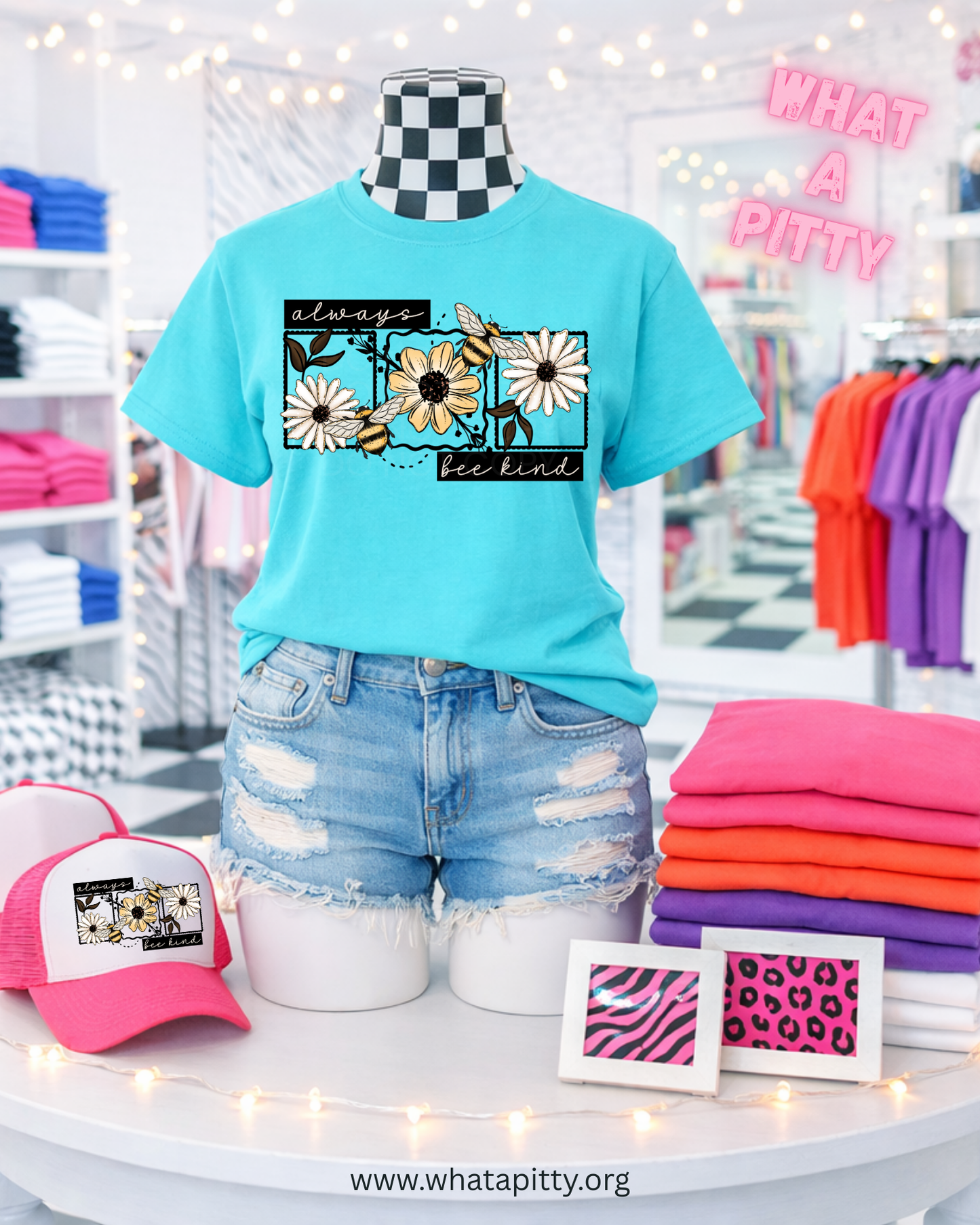 Always Bee Kind stamps tee