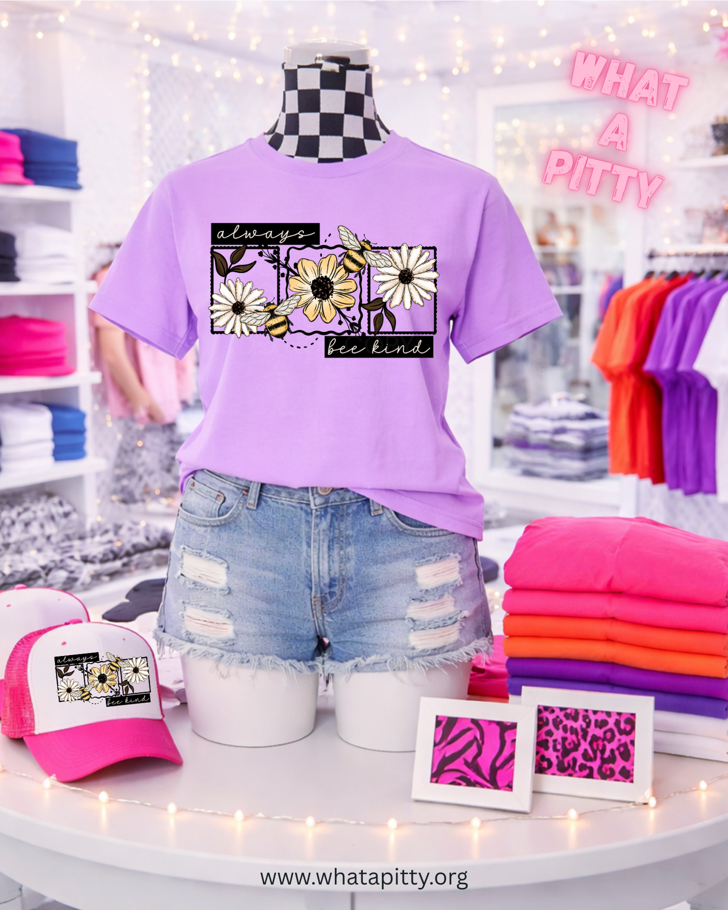 Always Bee Kind stamps tee