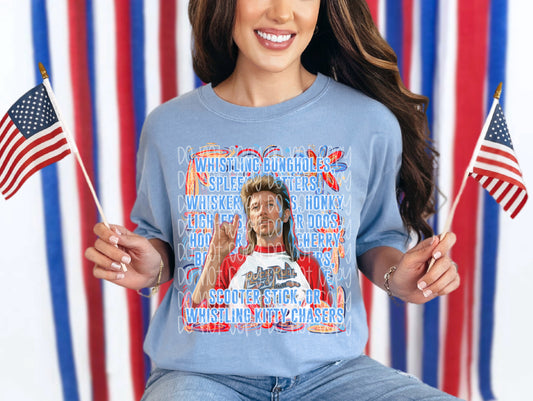 Whistling Kitty Chasers tee