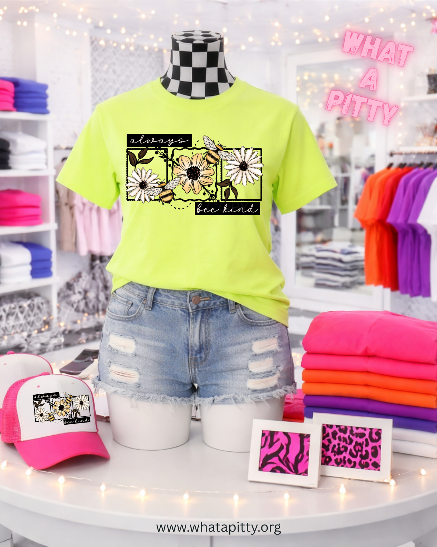 Always Bee Kind stamps tee