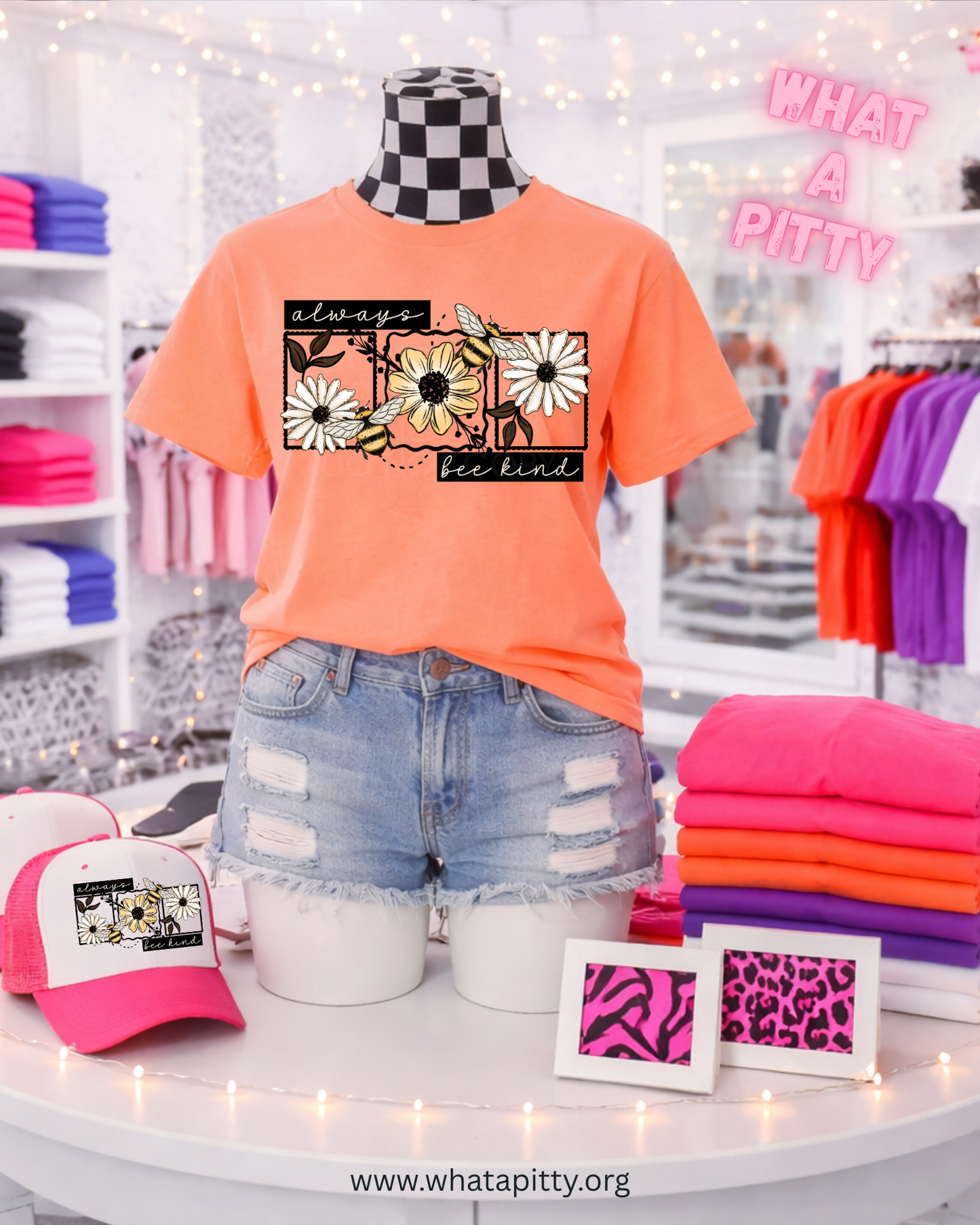 Always Bee Kind stamps tee