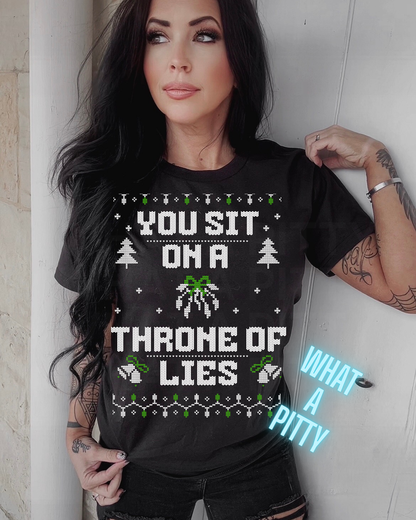You sit on a Throne of Lies sweatshirt