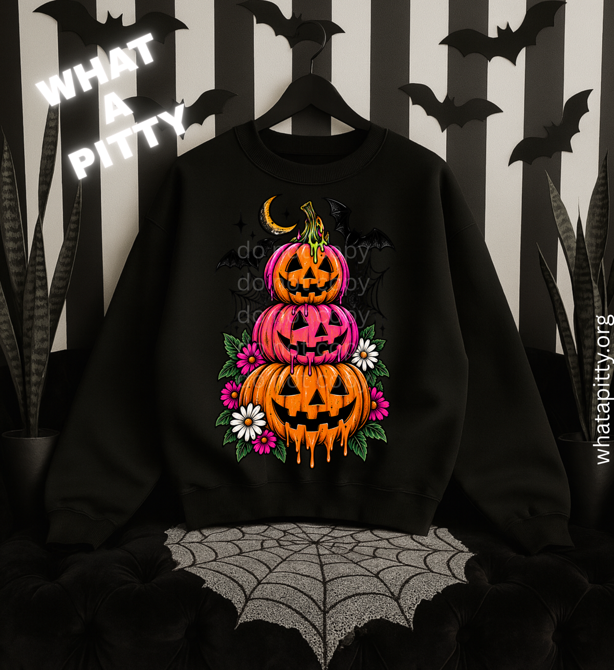 Neon Drippy Pumpkins