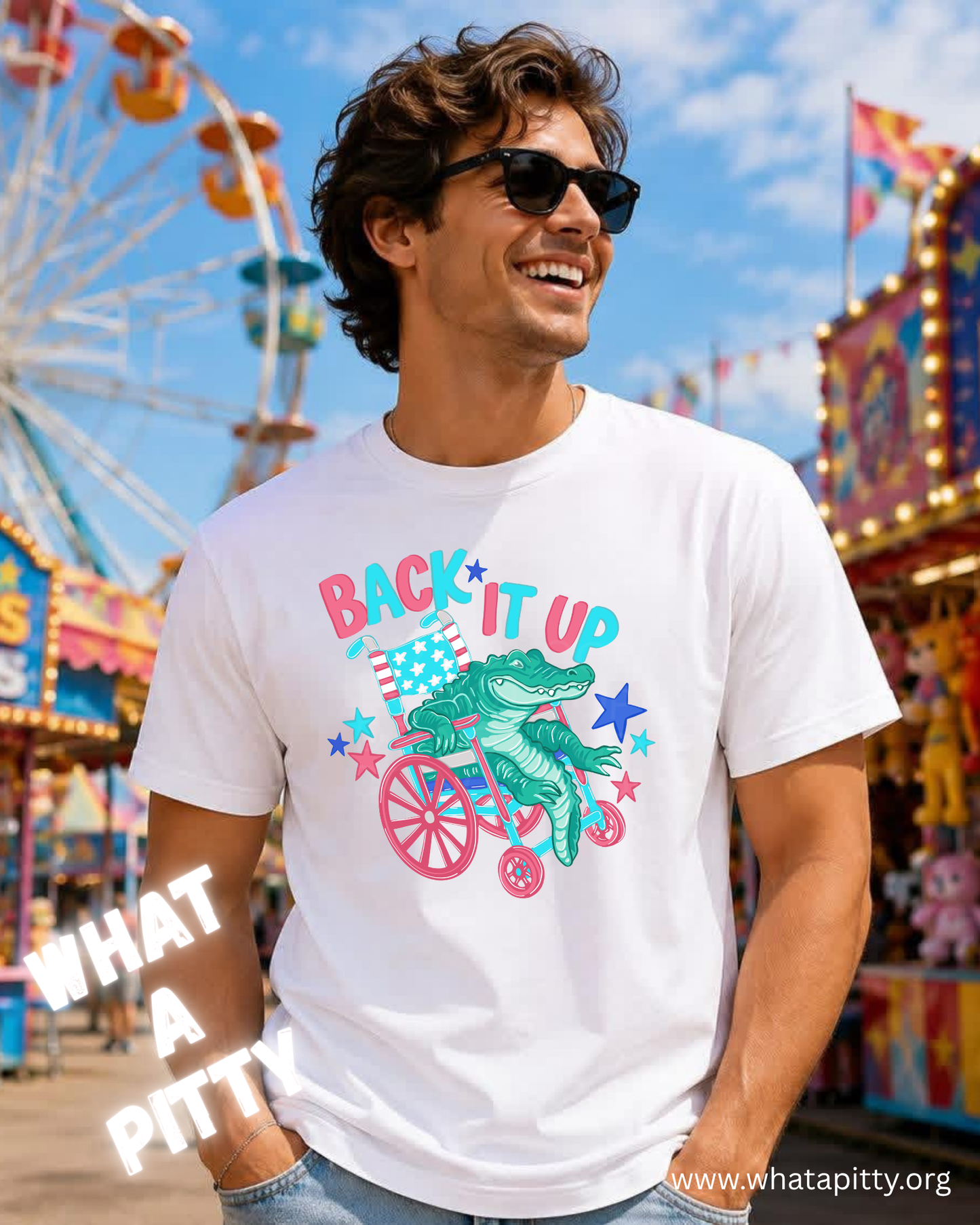 Back it Up Alligator tee