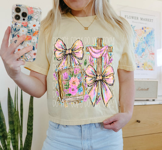 Faith Coquette tee