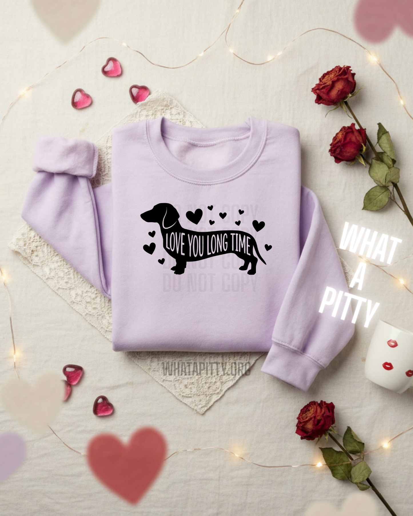 Love you long time tee (Black Ink)