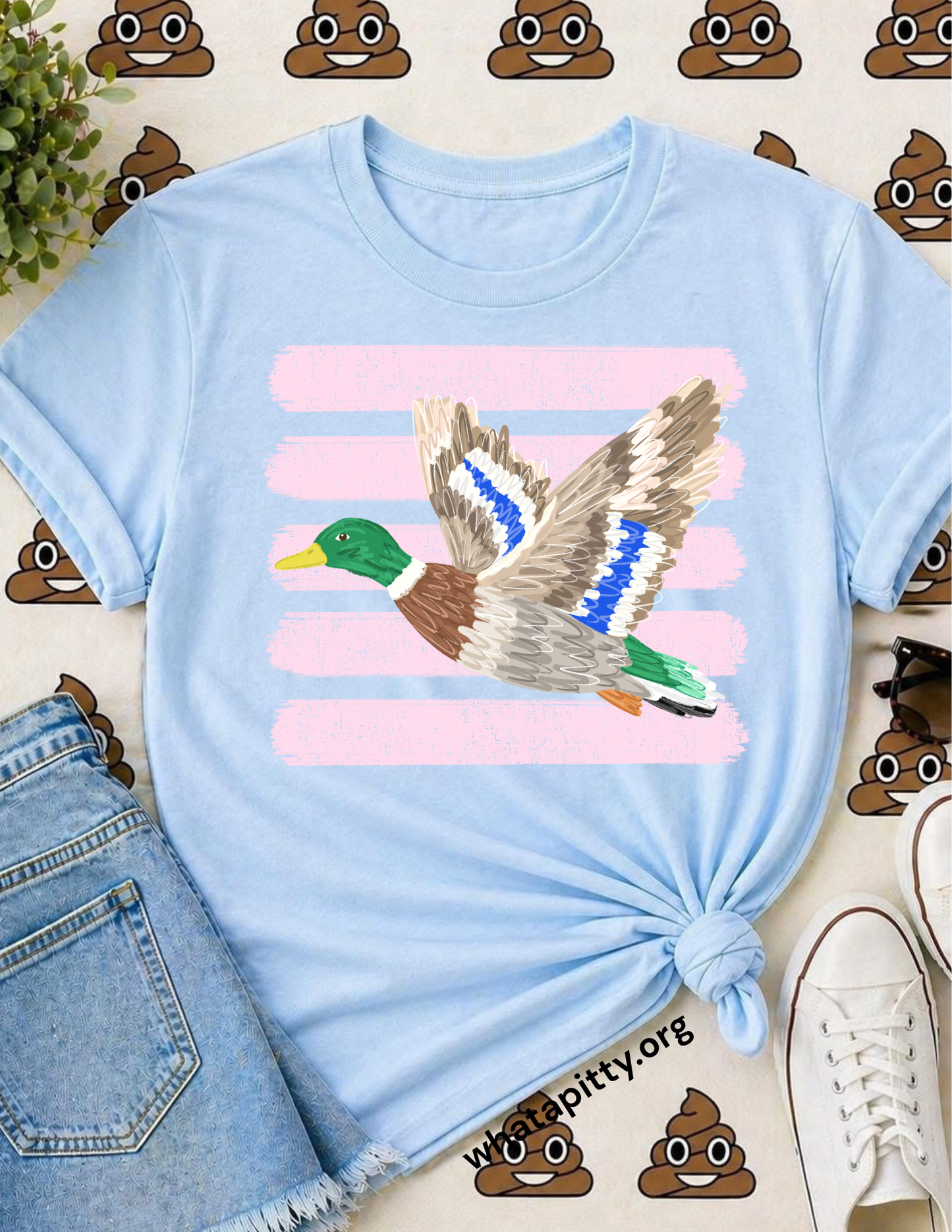 Duck with Stripes tee
