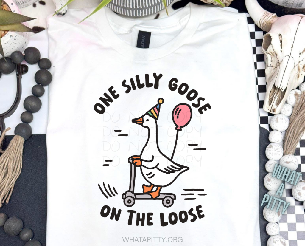 One Silly Goose on the Loose tee