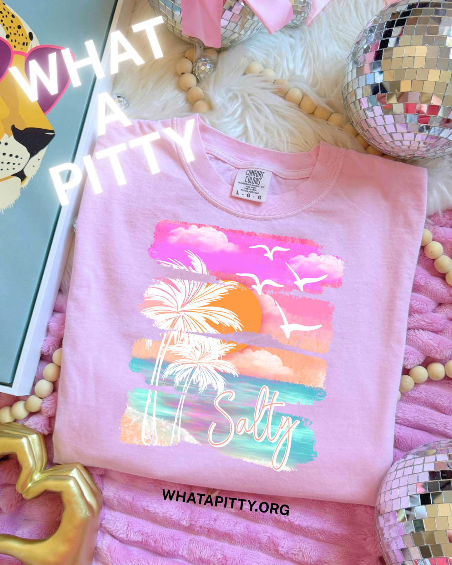 Salty Sunset tee