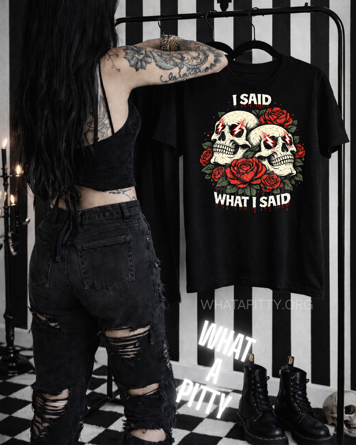 I said what I said skulls