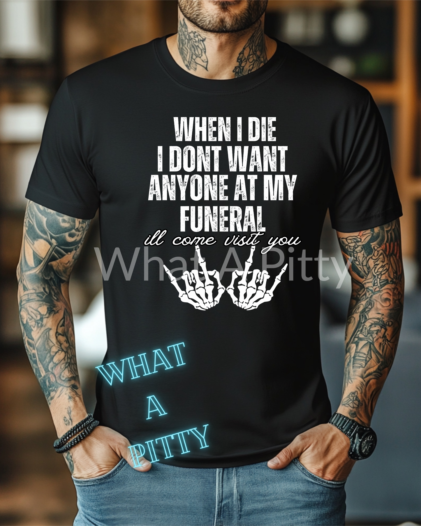 When I die, I'll come visit you tee
