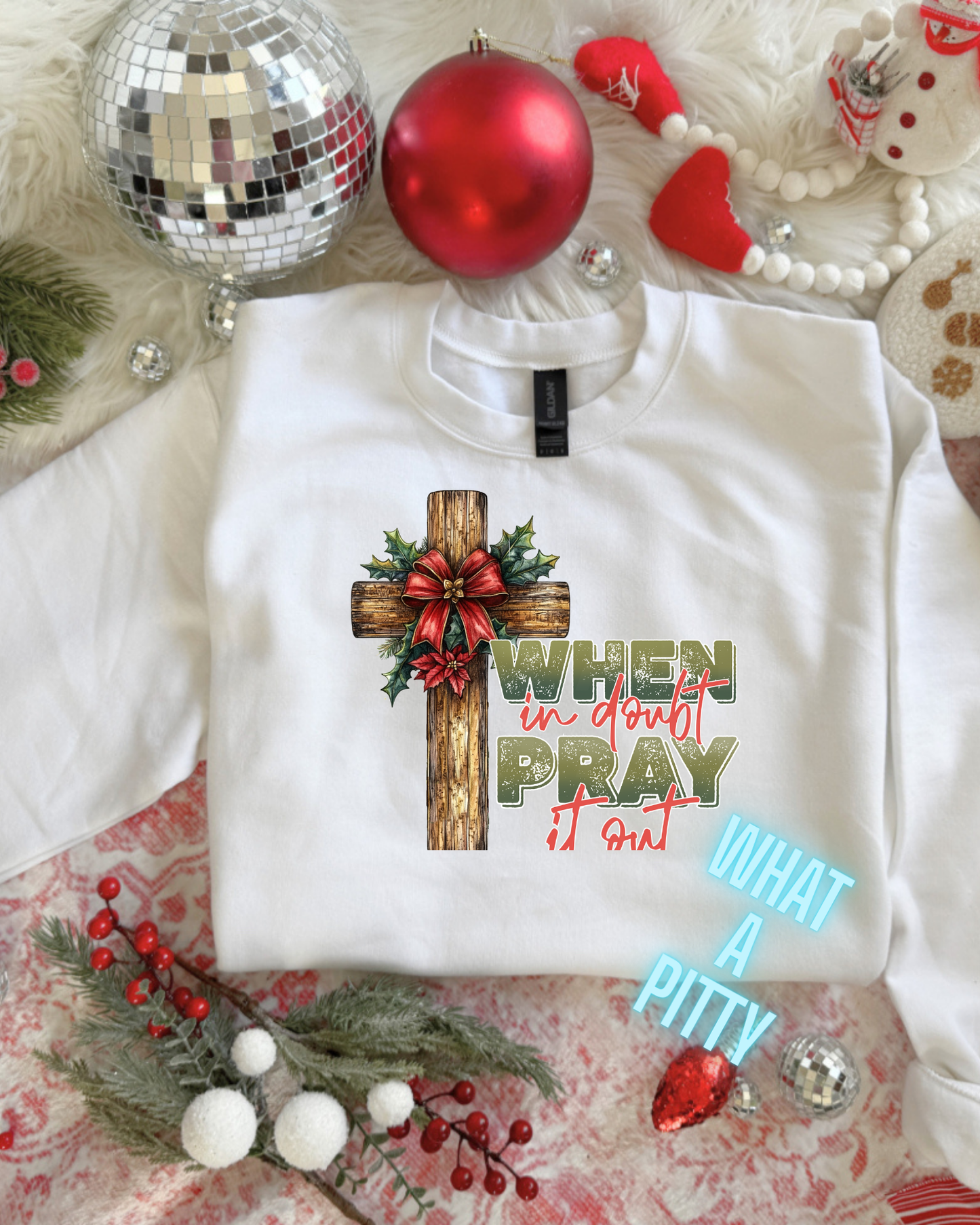Christmas Cross sweatshirt