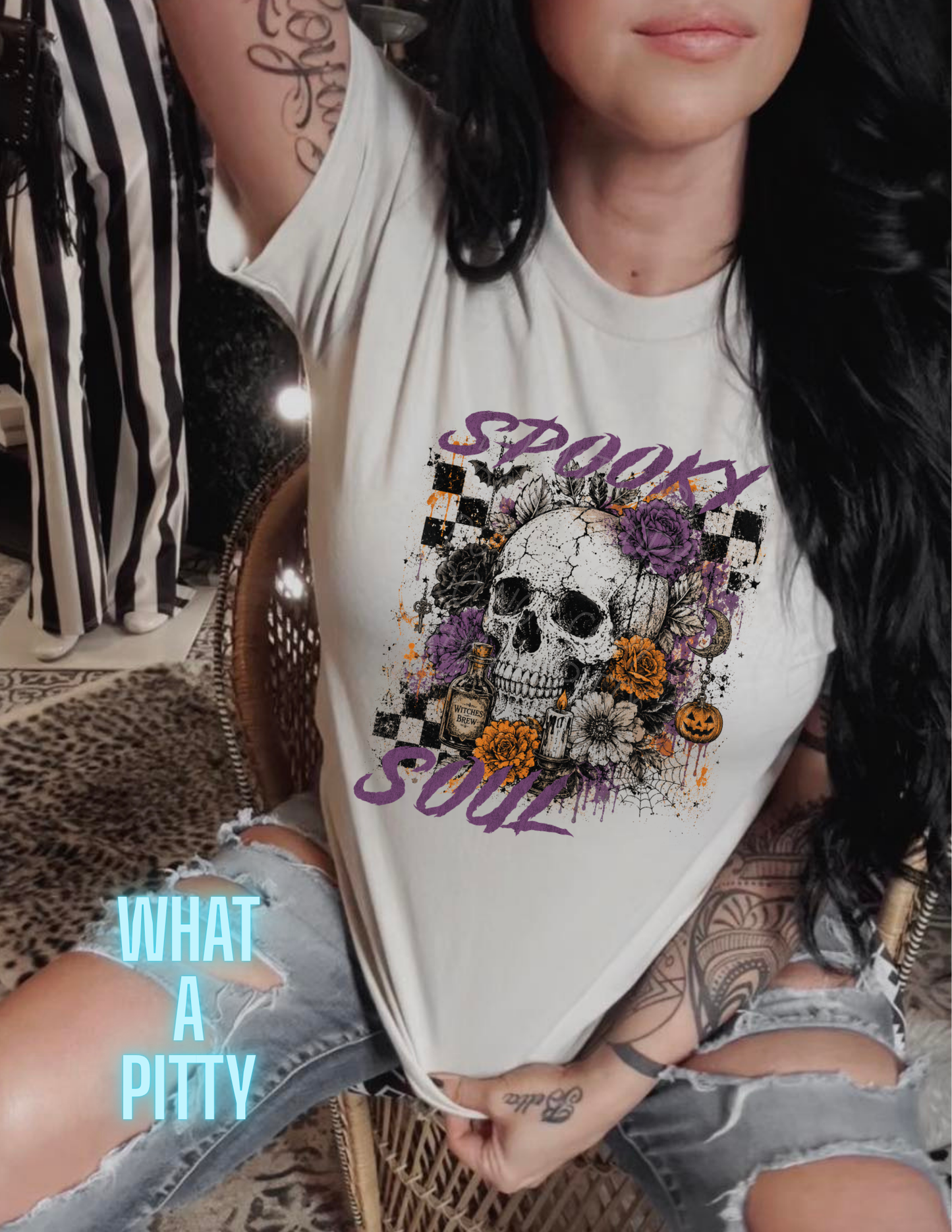 Spooky Soul Skull tee