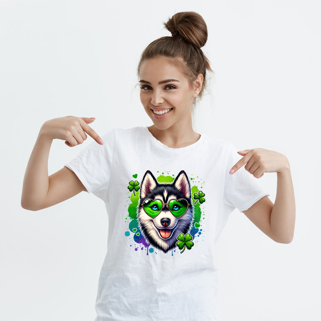 Husky Shamrock tee