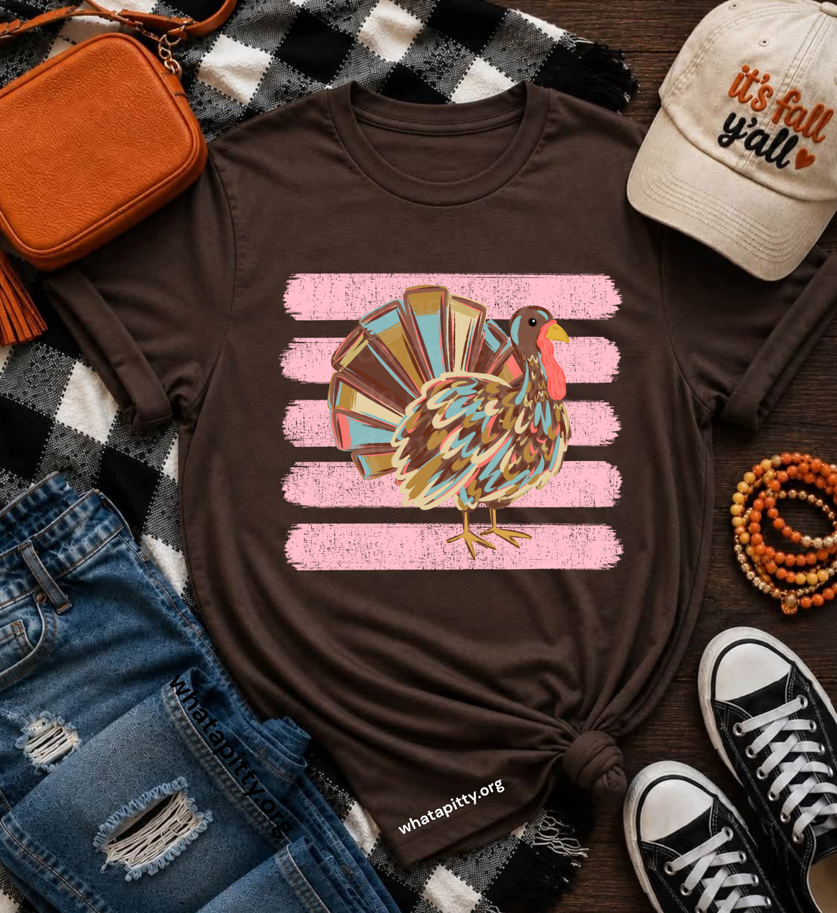 Turkey Stripes tee