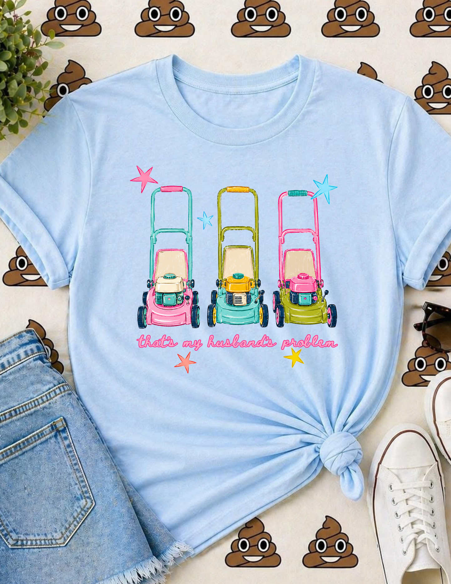 That Sounds Like My Husbands Problem Lawnmower tee