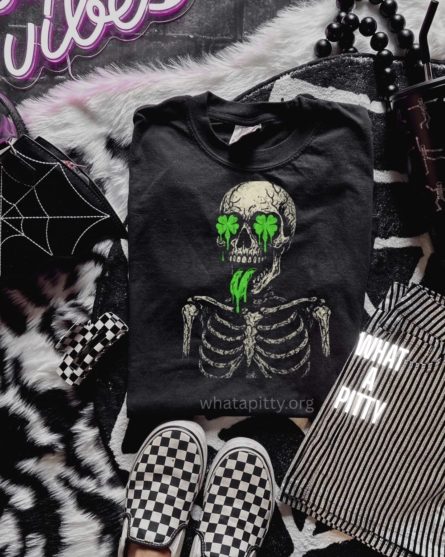 Shamrock Skellie tee