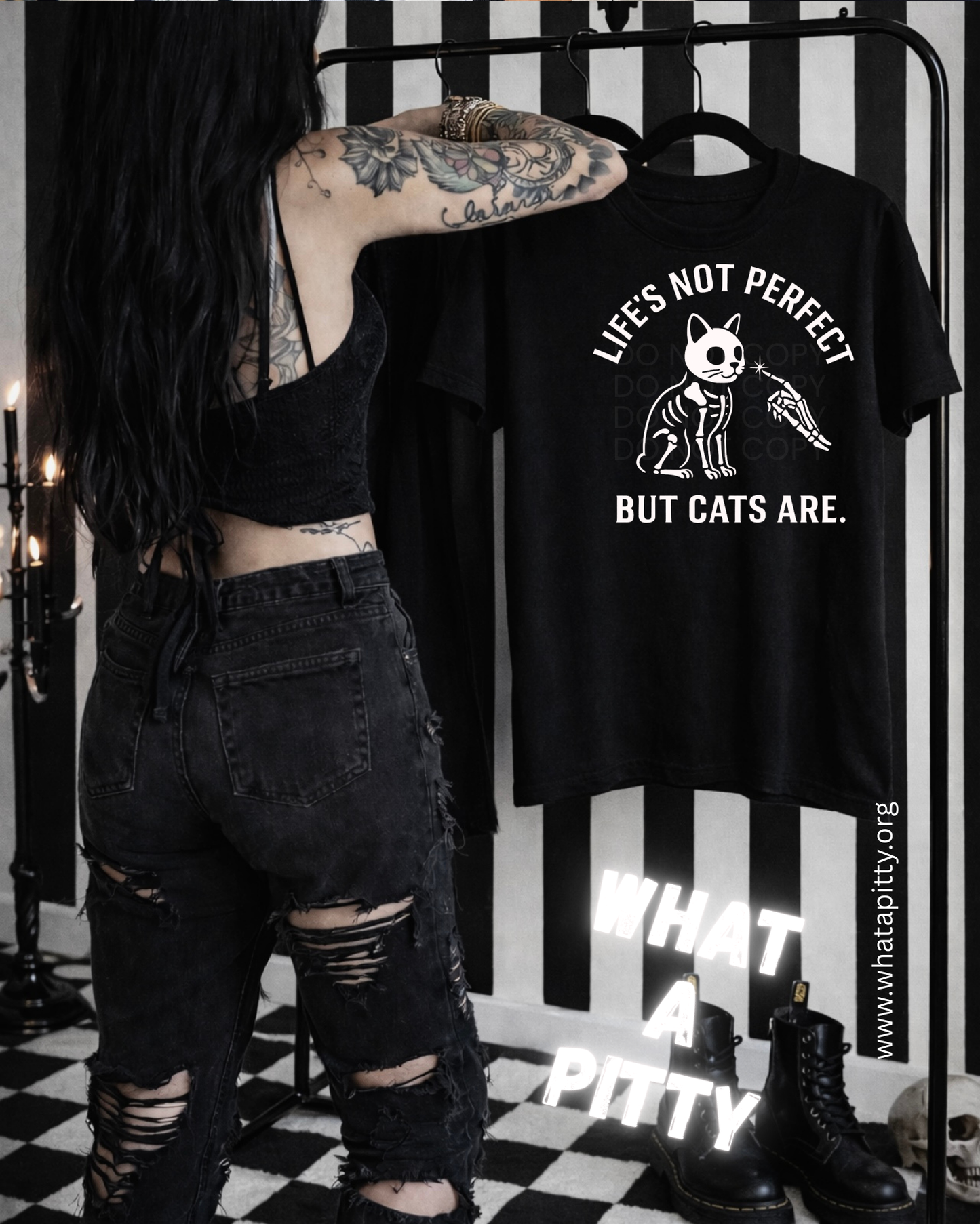 Life's not perfect but cats are