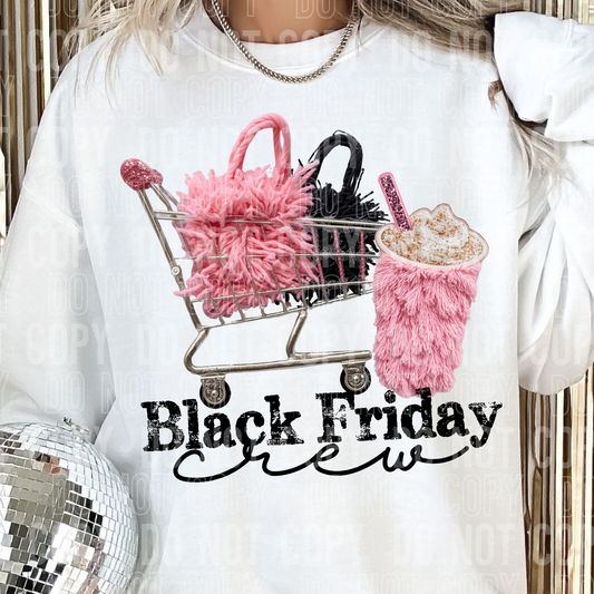Black Friday Crew faux yarn tee