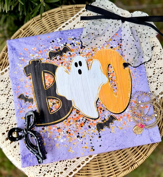 Splatter BOO Ghost tee
