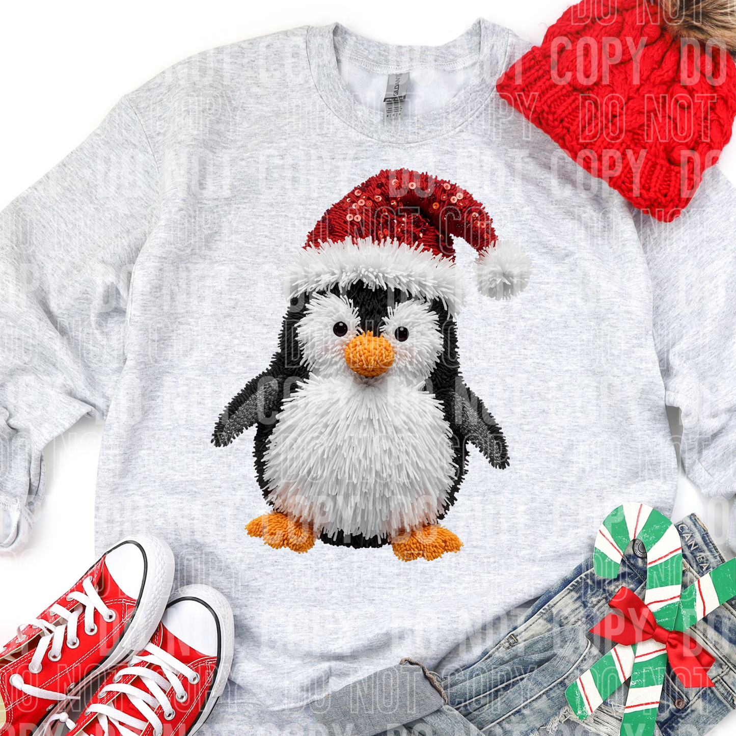 String Penguin faux string tee
