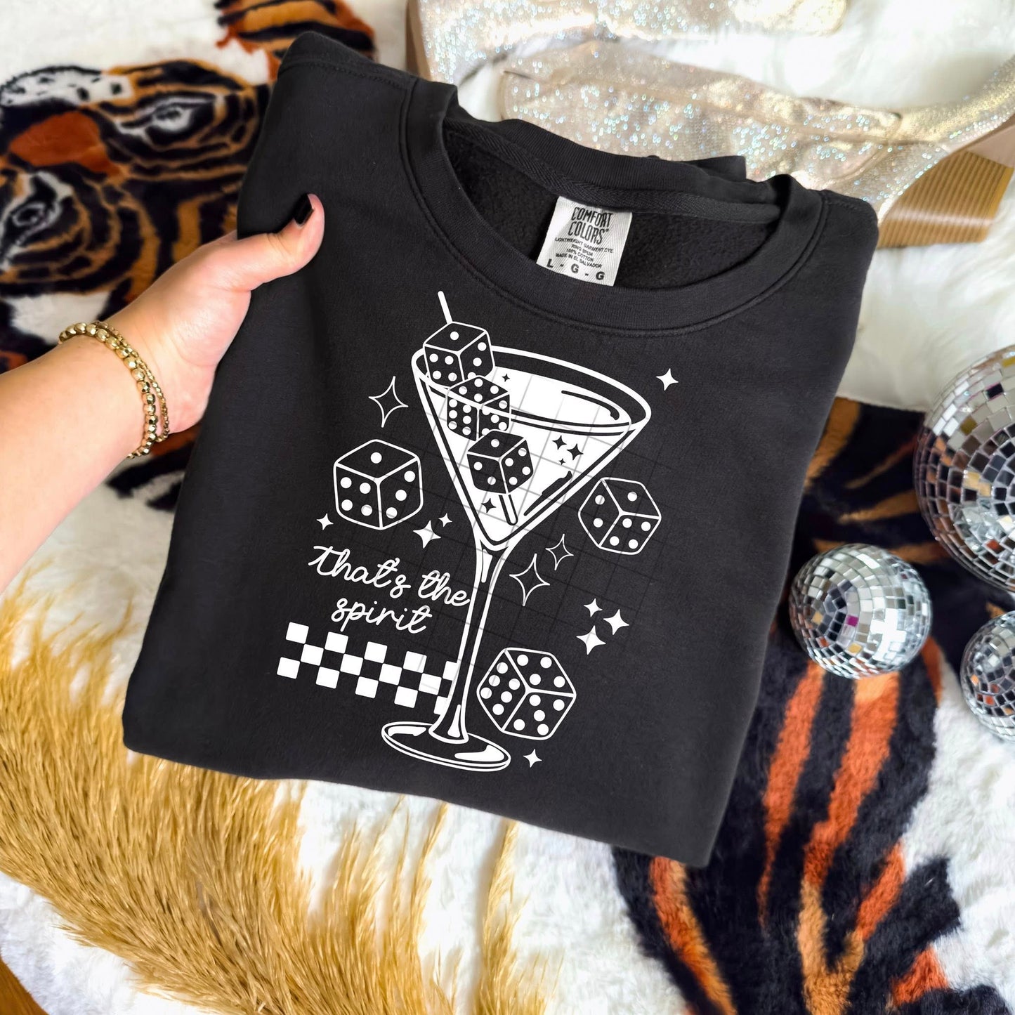 That's the Spirit tee (white ink)