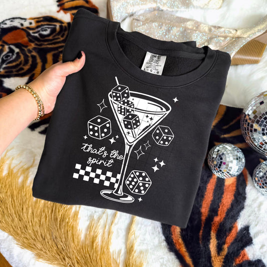 That's the Spirit tee (white ink)