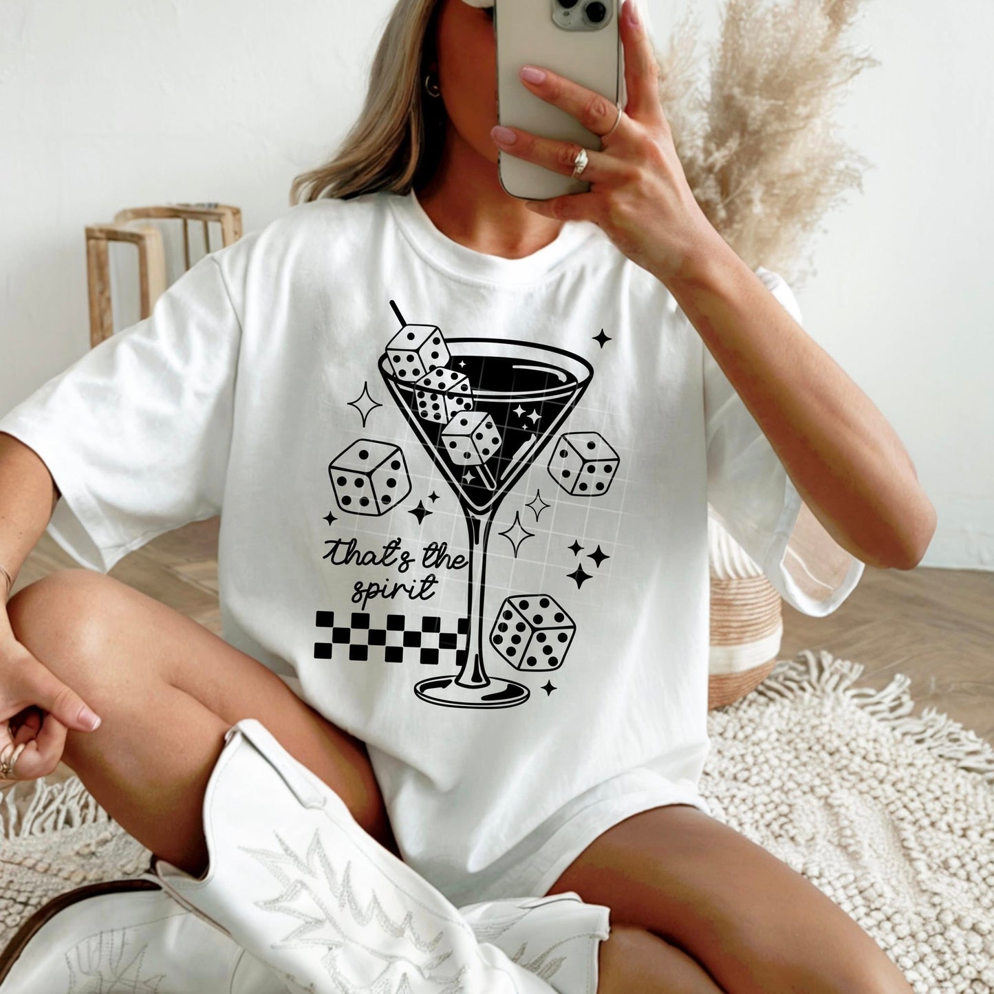 That's the Spirit tee (Black ink)