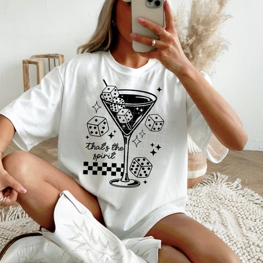 That's the Spirit tee (Black ink)