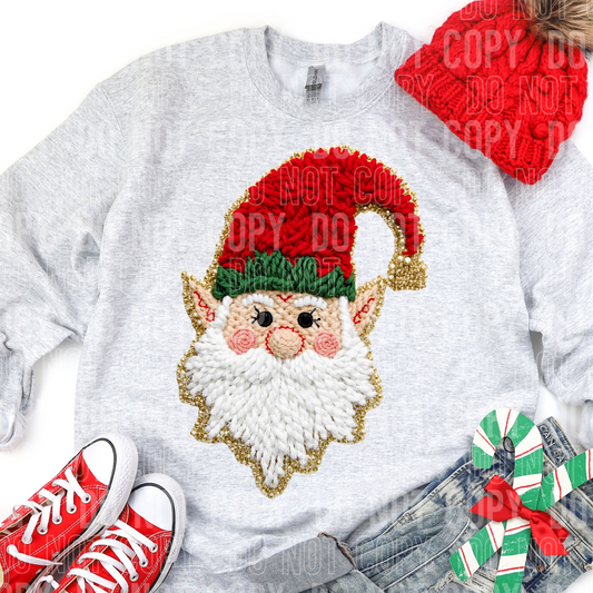 Elf faux yarn tee