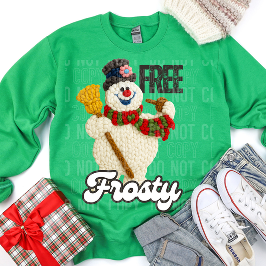 Free Frosty faux yarn tee