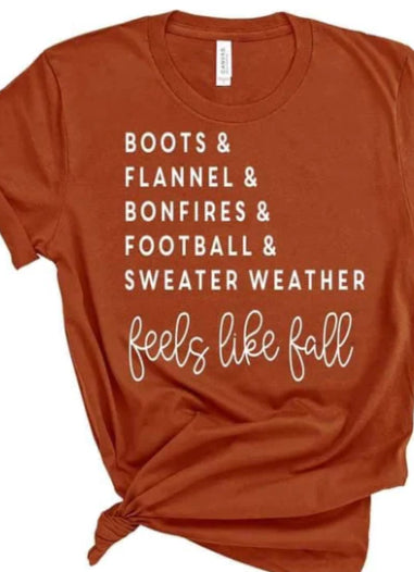 Feels Like Fall t-shirt