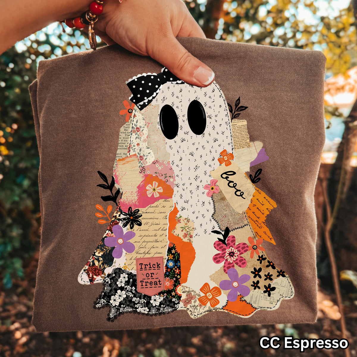 Patchwork Ghost tee