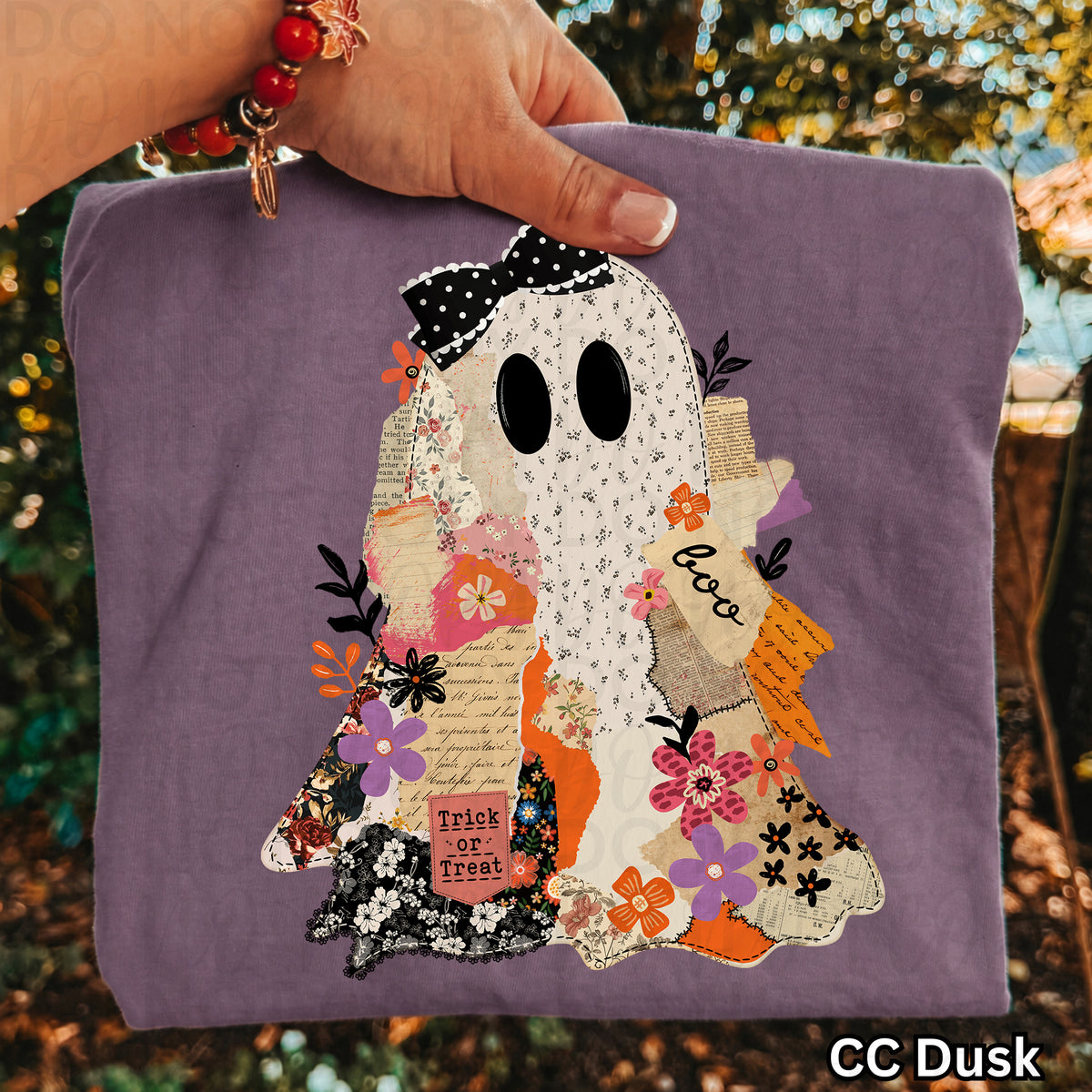 Patchwork Ghost tee