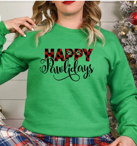 Happy PAWlidays tee